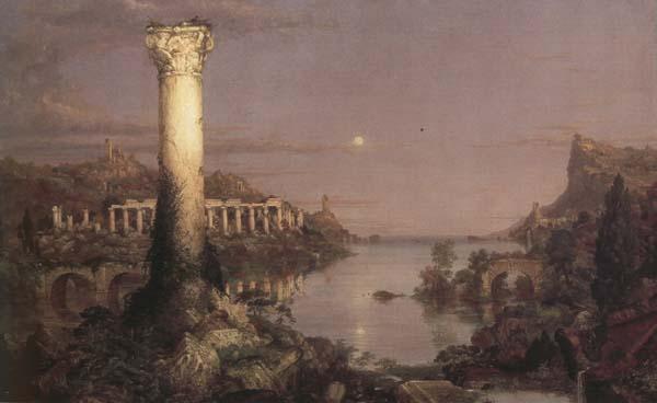 Thomas Cole The Course of Empire:Desolation (mk43) France oil painting art